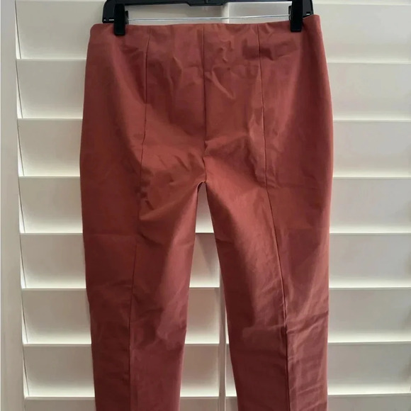 THEORY EUC Alettah Approach Crop Pants Ankle Zip Stretch 6 - Picture 8 of 12